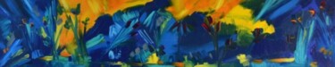Peinture intitulée "Cent mille bienvenu…" par Muriel Cayet, Œuvre d'art originale, Acrylique