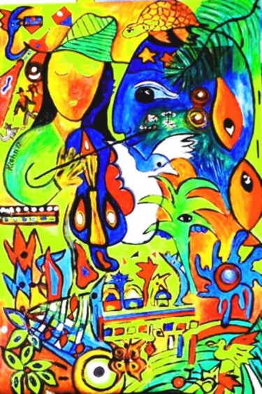 Painting titled "delfin_pinturas_017…" by Georg Kiehn, Original Artwork