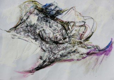 Painting titled "Walking Ghost" by Dmitri Matkovsky, Original Artwork, Oil