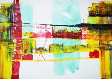 Painting titled "Abstract #2" by Dmitri Matkovsky, Original Artwork, Oil