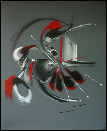 Peinture abstraite LE DETOUR Peinture intitulée "Peinture abstraite…" par Martine Belfodil, Œuvre d'art originale, Acrylique