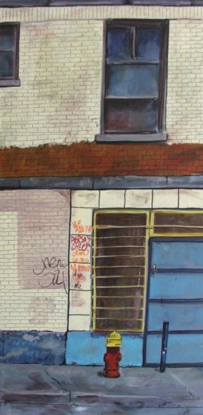Painting titled "Graf'" by Wally, Original Artwork, Acrylic