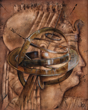 Peinture intitulée "LA REINE" par Jean-Philippe Vallon, Œuvre d'art originale