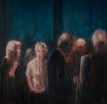 Peinture intitulée "VERNISSAGE" par Jean-Philippe Vallon, Œuvre d'art originale