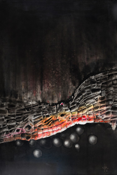 Peinture intitulée "INCANDESCENCE 1" par Jean-Philippe Vallon, Œuvre d'art originale
