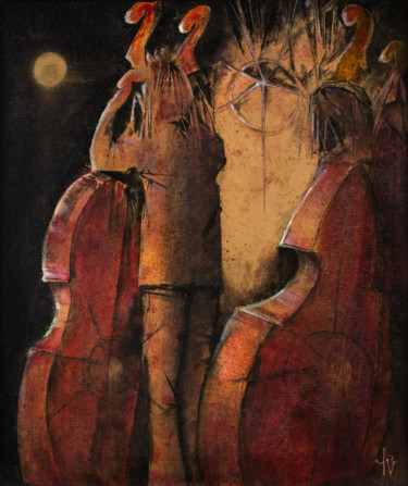 Peinture intitulée "MISTERIOSO" par Jean-Philippe Vallon, Œuvre d'art originale