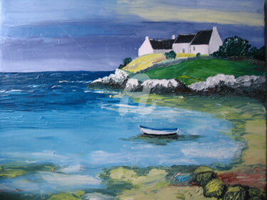 Bretagne Peinture intitulée "Bretagne" par Isabelle Blot, Œuvre d'art originale, Huile