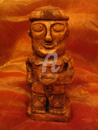 Colombie Sculpture intitulée "Colombie" par Isabelle Blot, Œuvre d'art originale, Terre cuite