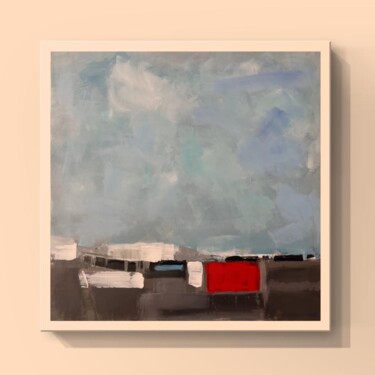 Malerei mit dem Titel "MARINE 145" von Hubert Oddo, Original-Kunstwerk, Acryl