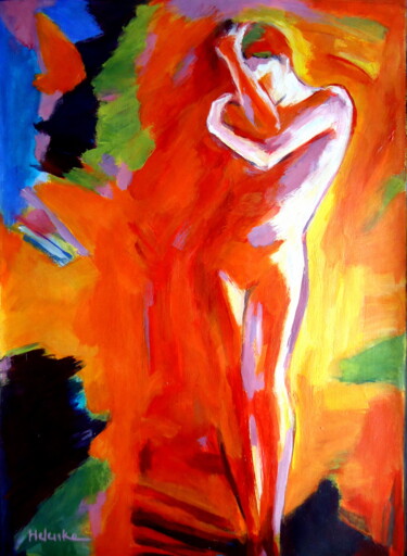 "Inner Reflections" 绘画 标题为“"Inner Reflections"” 由Helena Wierzbicki, 原创艺术品, 丙烯
