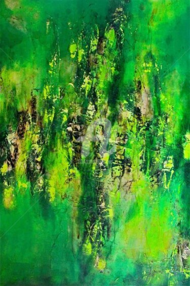 Painting titled "Finding Paradise V" by Sio Montera, Original Artwork, Oil