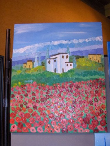 Peinture intitulée "Provence" par Jean Marc Cornille, Œuvre d'art originale
