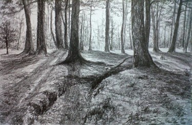 Dessin intitulée "D-F.A.-5." par Murielle Léger, Œuvre d'art originale, Autre