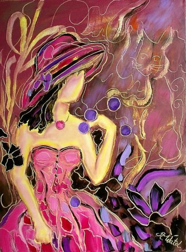 Peinture intitulée "tableau 385" par Anna Watel, Œuvre d'art originale