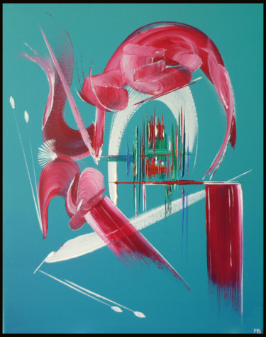 Peinture abstraite Secret d'âme Peinture intitulée "Peinture abstraite…" par Martine Belfodil, Œuvre d'art originale, Acrylique