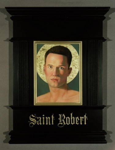 Painting titled "SAINT ROBERT" by John Joseph Hunn, Original Artwork, Oil