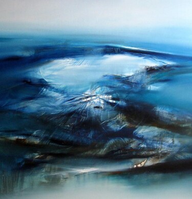 Painting titled "PLENITUDE" by Jean Claude Barthel, Original Artwork, Oil