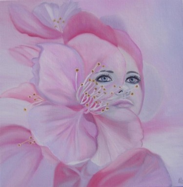 Peinture intitulée "The promises of the…" par Alix, Œuvre d'art originale, Huile