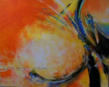 Peinture intitulée "Renaissance..." par Anne-Frédérique Ferret, Œuvre d'art originale, Huile