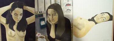 Painting titled "triptych" by Reginald Gray, Original Artwork