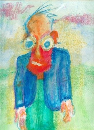 Peinture intitulée "Jules" par Denis Bonnes, Œuvre d'art originale, Huile