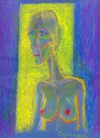 Peinture intitulée "fenetre" par Denis Bonnes, Œuvre d'art originale, Huile