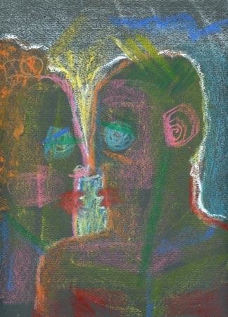 Peinture intitulée "le mimi" par Denis Bonnes, Œuvre d'art originale, Huile