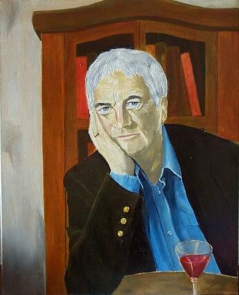 Painting titled "Portrait of the Poe…" by Reginald Gray, Original Artwork