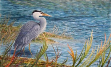 Painting titled "Catching The Wind" by Victoria Armstrong, Original Artwork