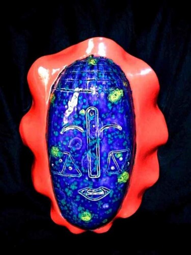 Sculptuur getiteld "Pounou" door Nikko Kali, Origineel Kunstwerk