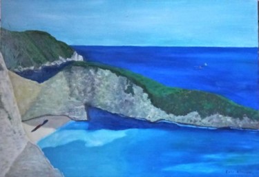 Peinture intitulée "ILE DE ZAKINTHOS" par Eric Altmeyer, Œuvre d'art originale