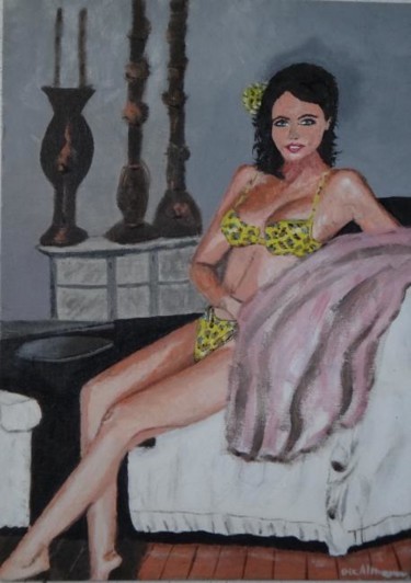 Peinture intitulée "VOLUPTE" par Eric Altmeyer, Œuvre d'art originale, Acrylique