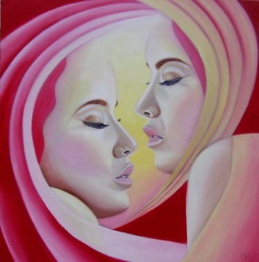 Peinture intitulée "Tenderness" par Alix, Œuvre d'art originale, Huile