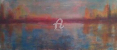 Painting titled "Dream Landscape #1" by Piotr, Original Artwork, Oil