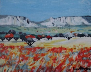 Peinture intitulée "COQUELICOTS D APRES…" par Eric Altmeyer, Œuvre d'art originale