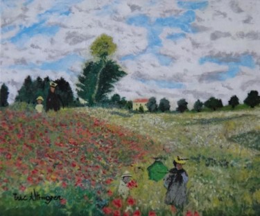 Peinture intitulée "LES COQUELICOTS D A…" par Eric Altmeyer, Œuvre d'art originale