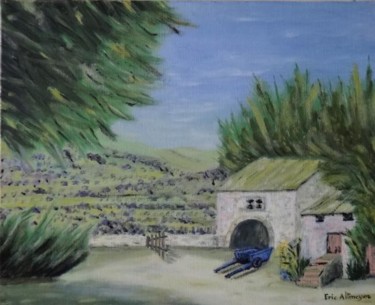 Peinture intitulée "FERME DU LUBERON" par Eric Altmeyer, Œuvre d'art originale