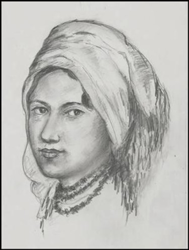 Drawing titled "Tarancuta" by Victor Covaliov, Original Artwork