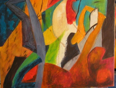 SANS TITRE Peinture intitulée "SANS TITRE" par Jacques Coeur, Œuvre d'art originale, Acrylique