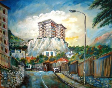 제목이 "Clifftop"인 미술작품 George Panturu로, 원작