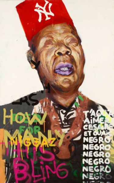 Peinture intitulée "Negro" par Johan, Œuvre d'art originale