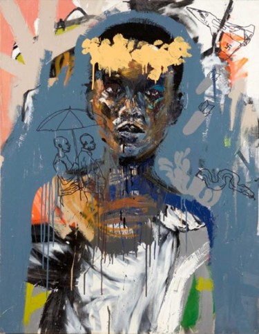 Peinture intitulée "12_adk-sandra-agbes…" par Johan, Œuvre d'art originale