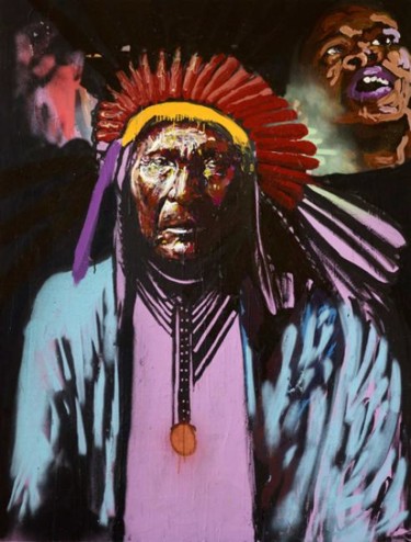 Peinture intitulée "Conférence de valla…" par Johan, Œuvre d'art originale