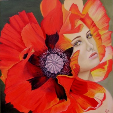 Peinture intitulée "Dream of love" par Alix, Œuvre d'art originale, Huile