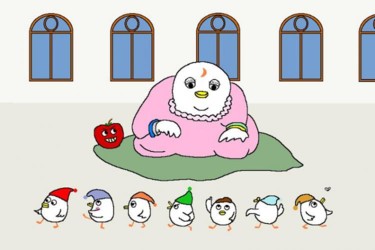 Drawing titled "Snowwhite" by Kai-Yu Sun, Original Artwork