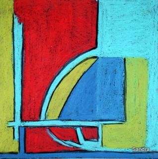 Pintura intitulada "Abstract" por Sandra Guedes, Obras de arte originais, Óleo