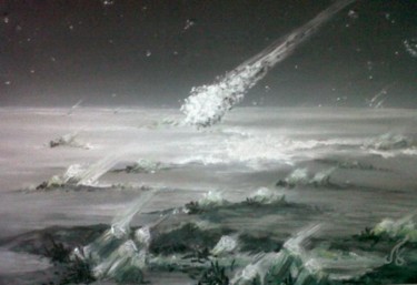 Peinture intitulée "32" par Murielle Léger, Œuvre d'art originale, Autre