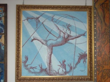 Pittura intitolato "canto d'amore" da Luciana Lorella Massarotto, Opera d'arte originale