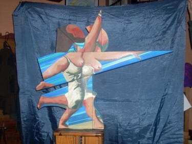 omaggio a picasso Pittura intitolato "omaggio a picasso" da Luciana Lorella Massarotto, Opera d'arte originale