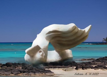 Sculpture intitulée "Bateau" par Adham Bozart, Œuvre d'art originale